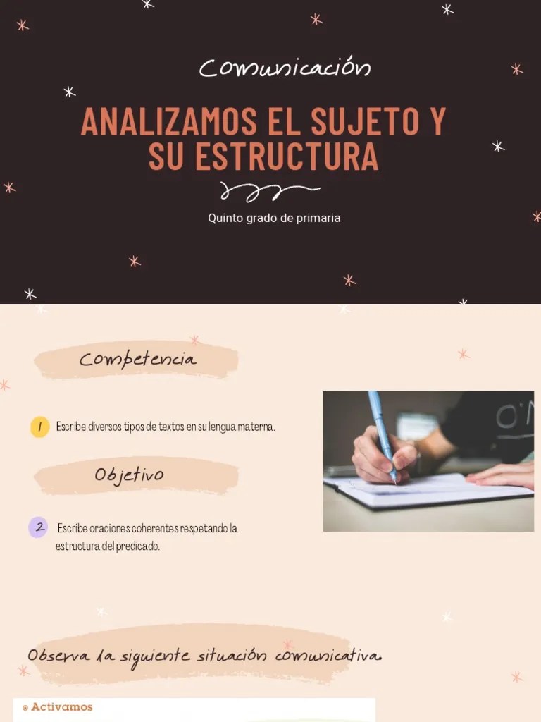 Ficha Sujeto Y Su Estructura Pdf Asunto Gram Tica Per - Best Minimal Photos in 8K