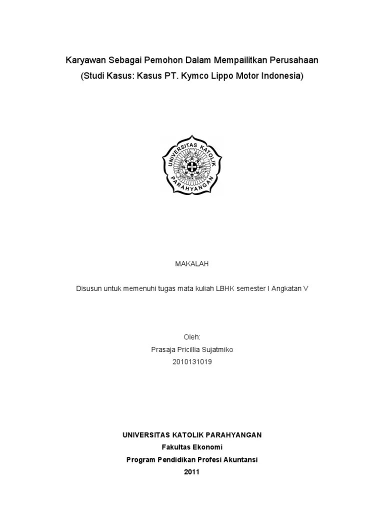 12.07.2011 · surat berharga komersial atau commercial paper 1 adalah sekuritas dalam pasar uang yang diterbitkan oleh bank berkapitalisasi besar serta perusahaan. Makalah Hukum Pailit - Karyawan Sebagai Pemohon Dalam