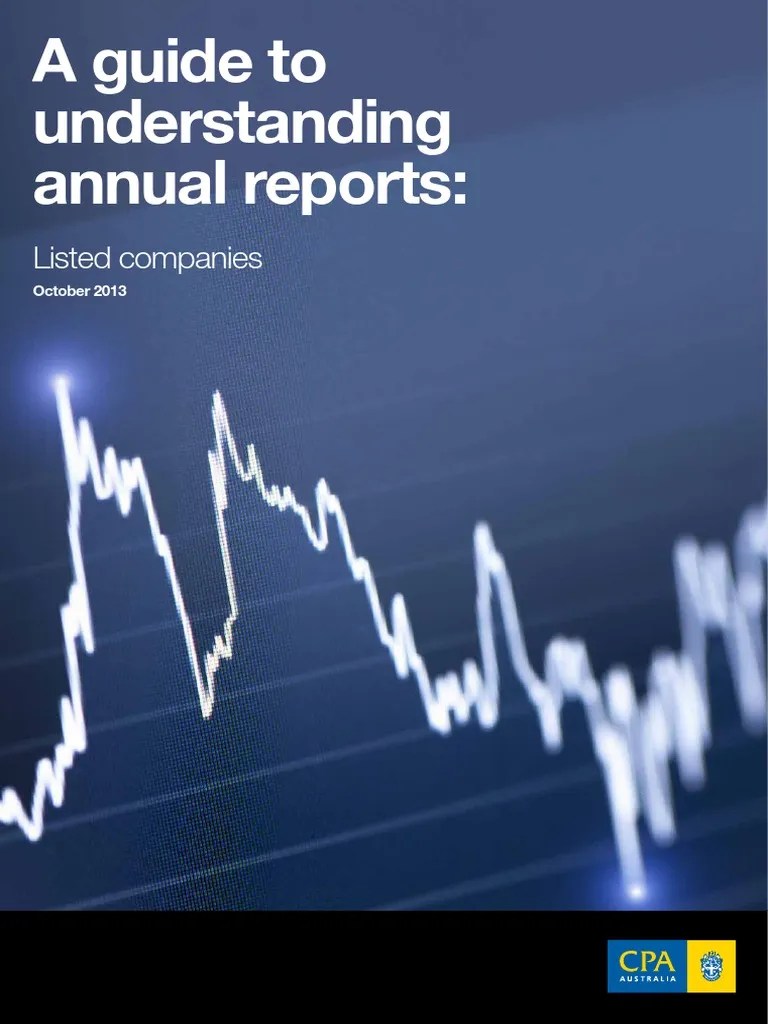 Guide To Understanding Annual Reporting | PDF | Financial Statement ...