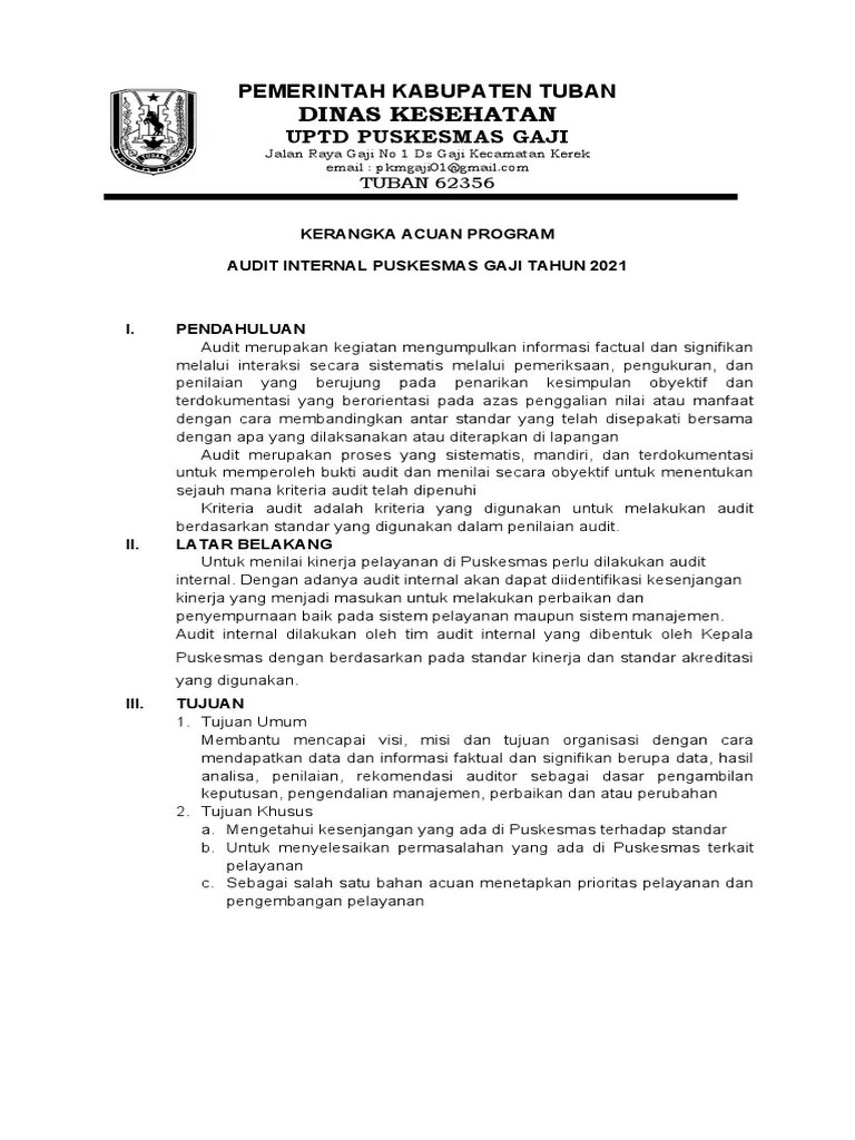 Kap Audit 2021 | PDF