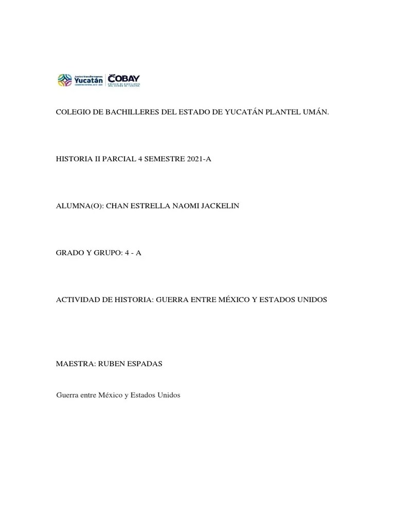 Guerra Entre México Y Estados Unidos | PDF | Guerra Mexicano-estadounidense | Texas