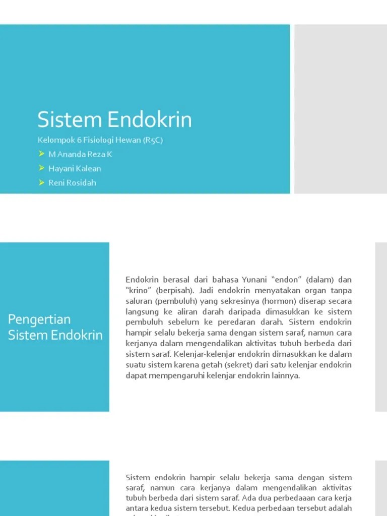Sistem Endokrin | PDF