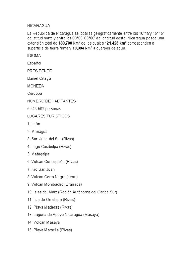 NICARAGUA | PDF