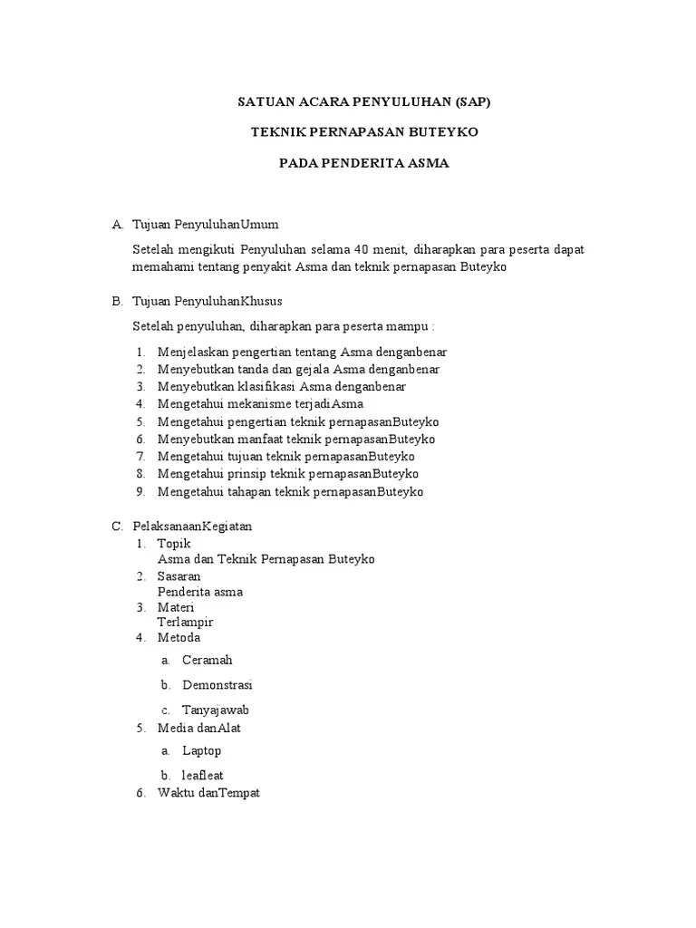 Asma Dan Teknik Pernapasan Buteyko | PDF