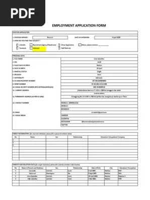 Other companies will require the applicant to . Application Form Mayapada Healthcare Group Pdf Criminal Record Business