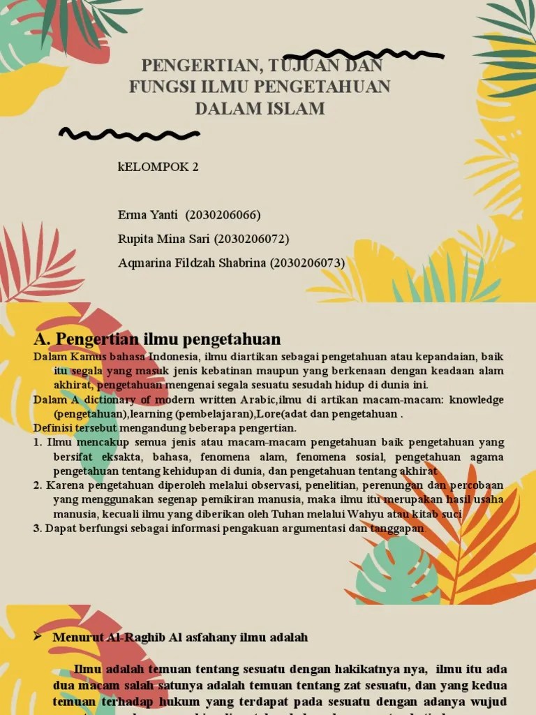 Islam Dan Ilmu Pengetahuan | PDF