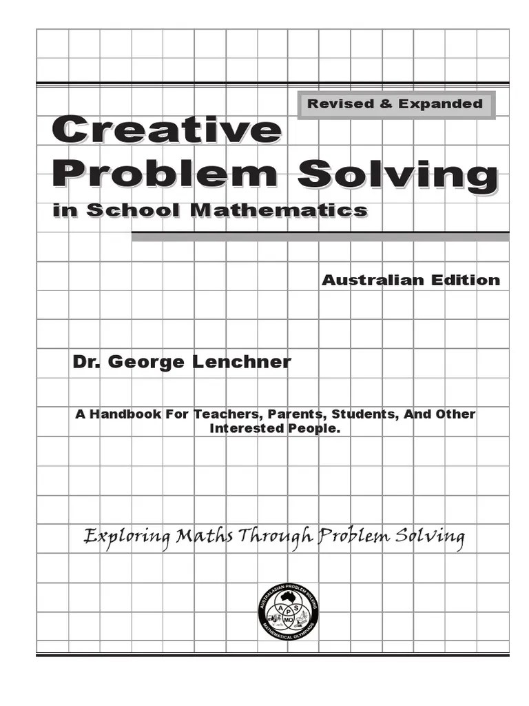 Creative Problem Solving | Download Free PDF | Area | Teaching Mathematics