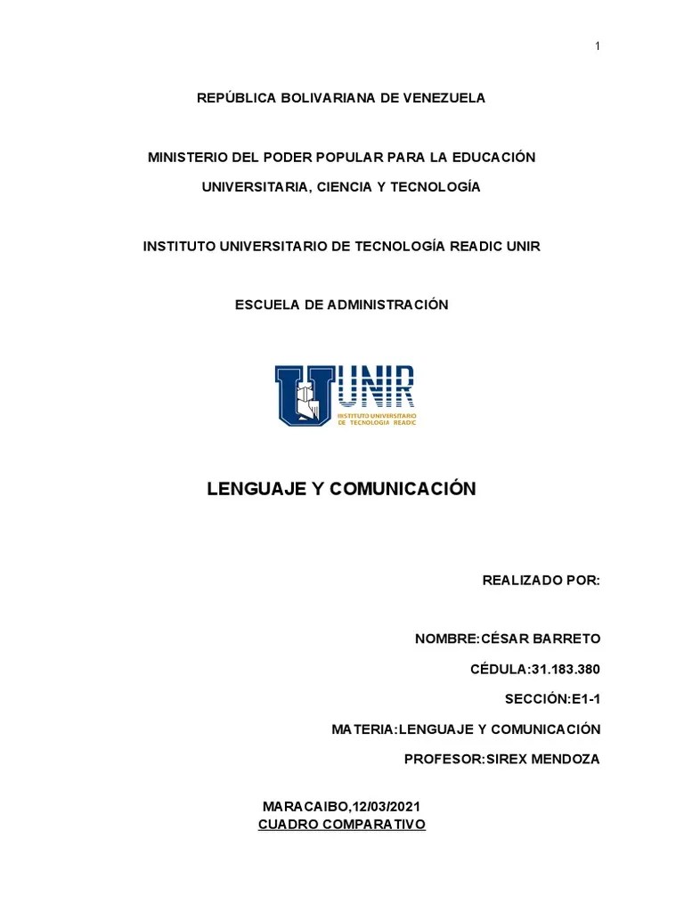 Lenguaje Y Comunicacion 1 | PDF | Habla | Comunicación