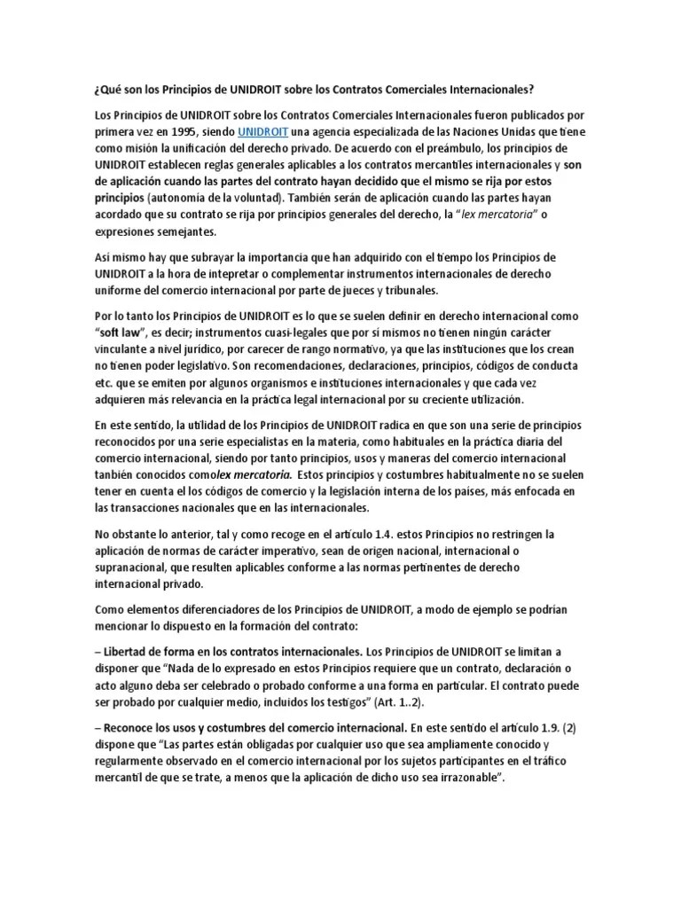 Unidroit Soft Law Y Hard Law | PDF | Ley Internacional | Tratado