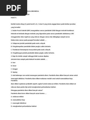 Solusi bedah soal dan materi komplet un dan usbn 2020 smp mts . Usbn Bahasa Indonesia Sd Pdf