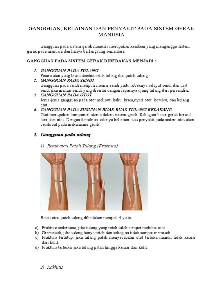Gangguan, Penyakit, Dan Kelainan Pada Tulang | PDF