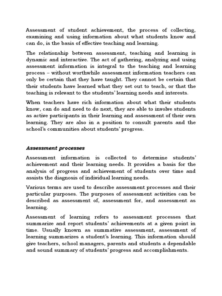 Assessment Of Learning 2 Introduction | Download Free PDF | Educational Assessment | Schools