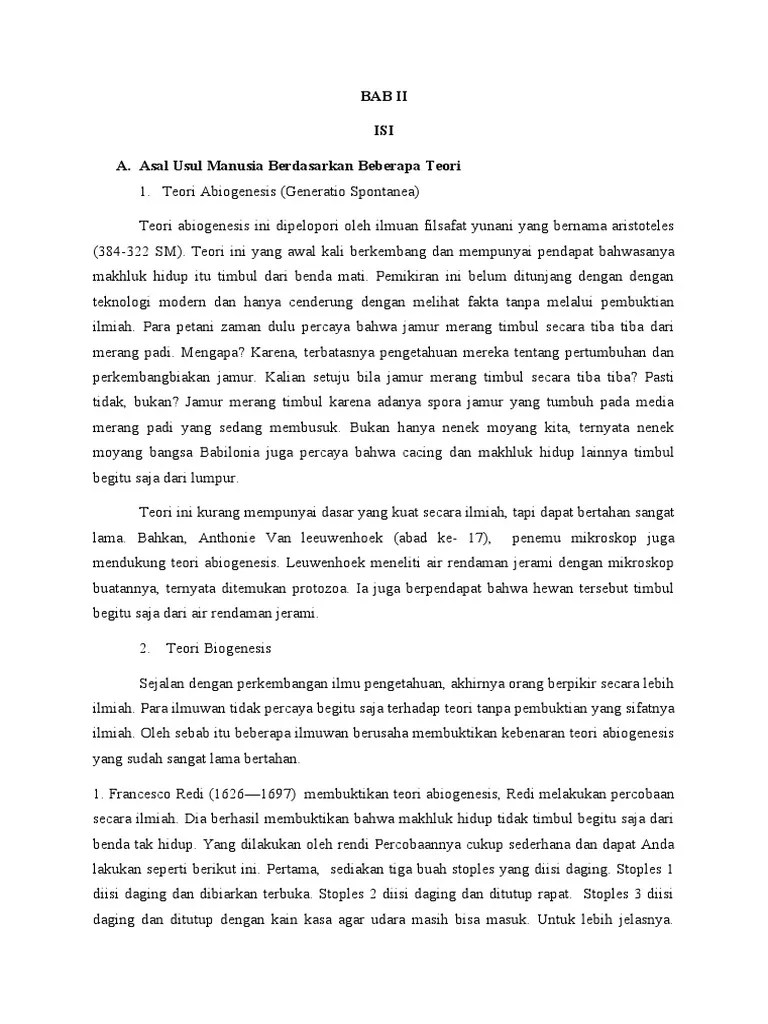 Makalah Evolusi | PDF