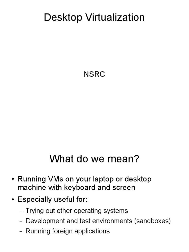 Desktop Virtualization With VirtualBox: An Introduction To Running Virtual Machines On Your ...