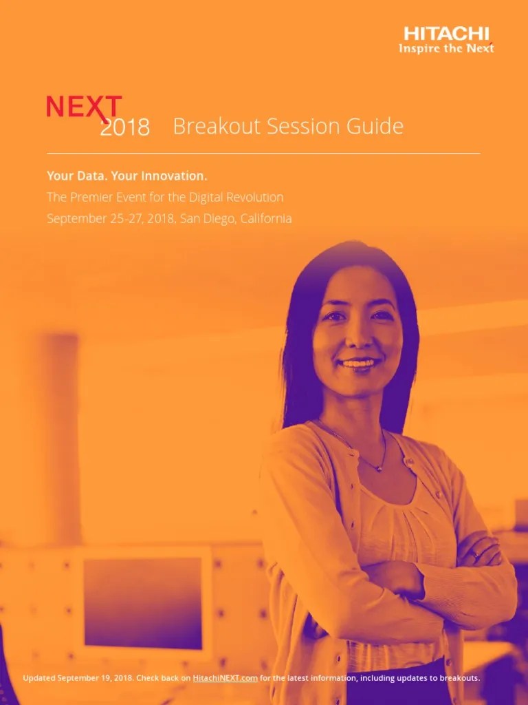 Breakout Session Guide: Your Data. Your Innovation | PDF | Analytics | Cloud Computing
