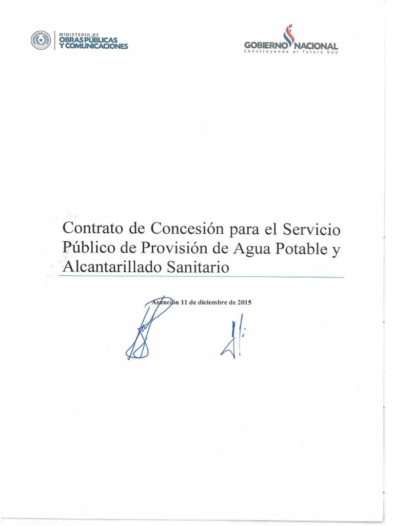 Contrato De Concesion - Firmado | PDF