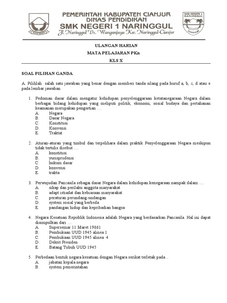 Jawablah soal dibahwah ini dengan benar! Contoh Soal Essay Tentang Dekrit Presiden Beinyu Com