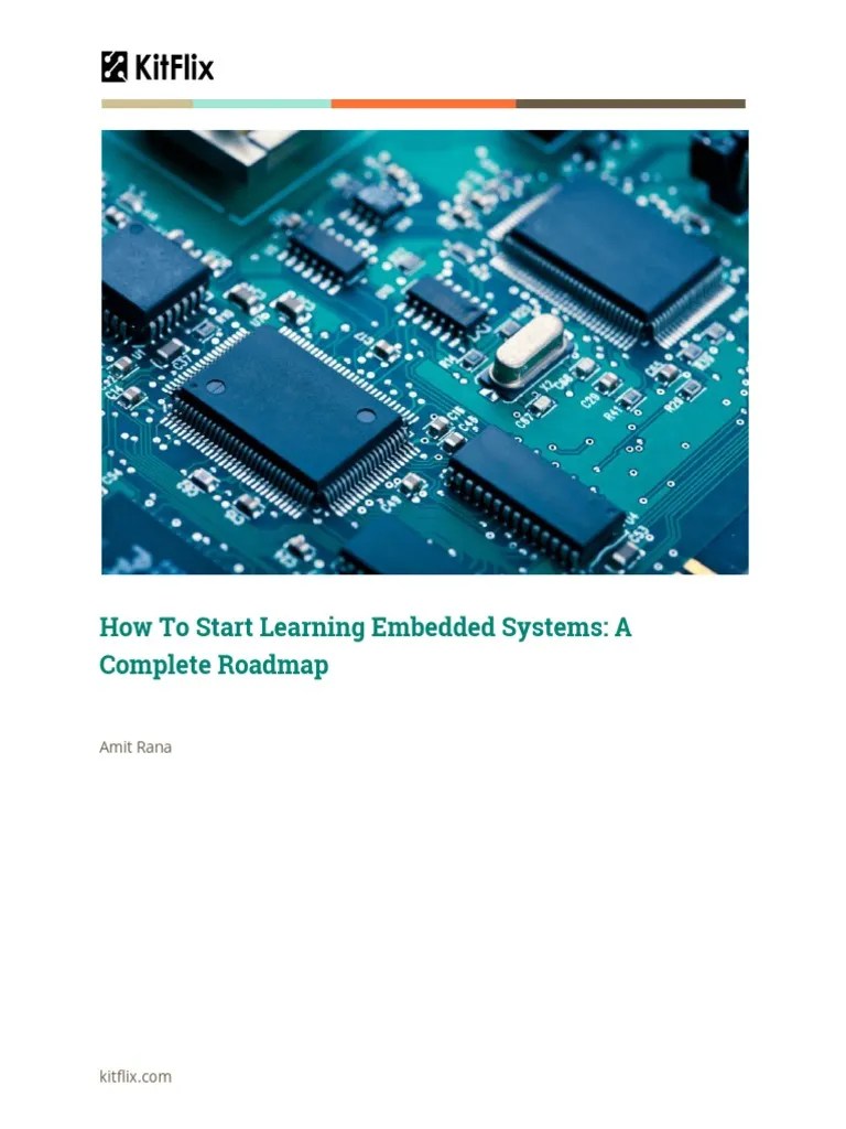 How To Start Learning Embedded Systems - A Complete Roadmap | PDF ...