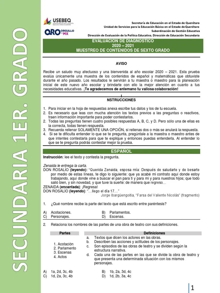 Diagnostico De Primer Grado Pdf Aprendizaje M Todo De Ense Anza - Perfect Space Texture - Full HD