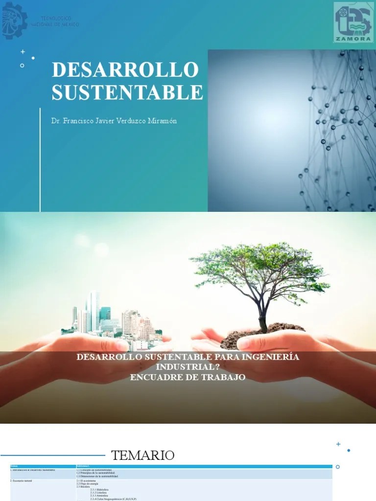 Presentación Desarrollo Sustentable Primera Unidad | Descargar Gratis PDF | Sustentabilidad ...