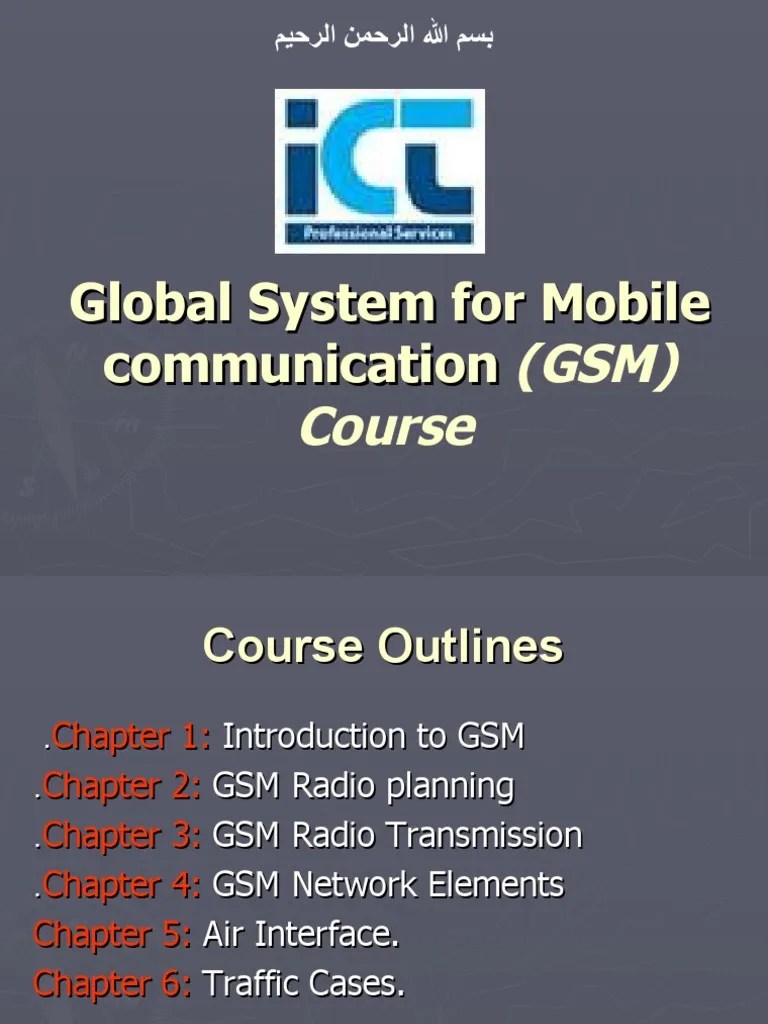 Global System For Mobile Communication | PDF | Cellular Network ...
