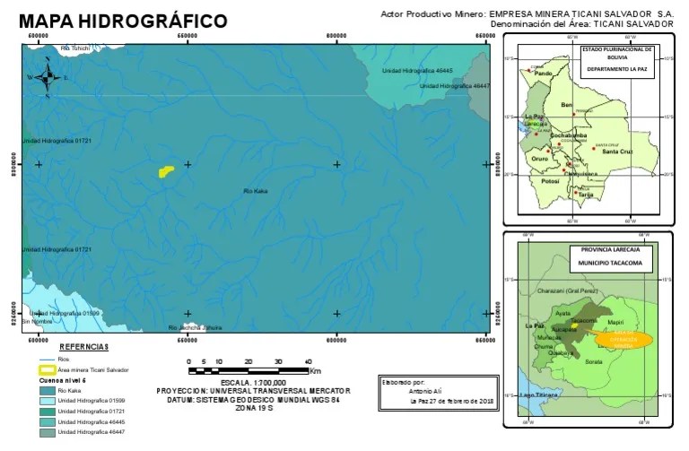 Mapa Hidrografico | PDF | Bolivia | Geodesia