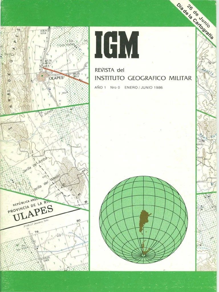 Revista 0 Del IGM - 1986 | PDF | Geodesia | Mapa
