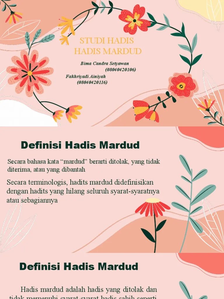 Studi Hadis Mardud Kel 5 | PDF