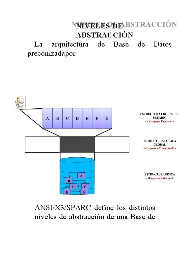 Niveles De Abstracción De Una Base De Datos | PDF