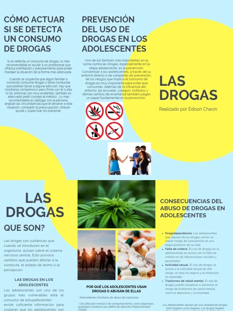 Las Drogas | PDF | La Dependencia De Sustancias | Desorden Hiperactivo ...