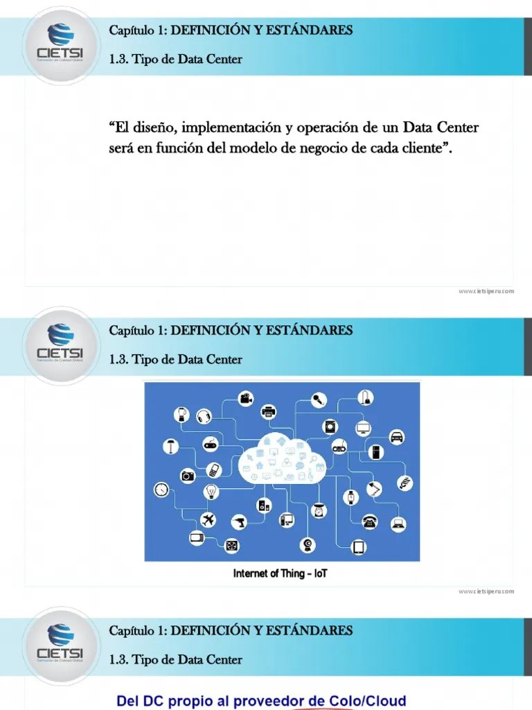 Capítulo 1.3 - Tipos De Data Center | PDF | Computación En La Nube ...