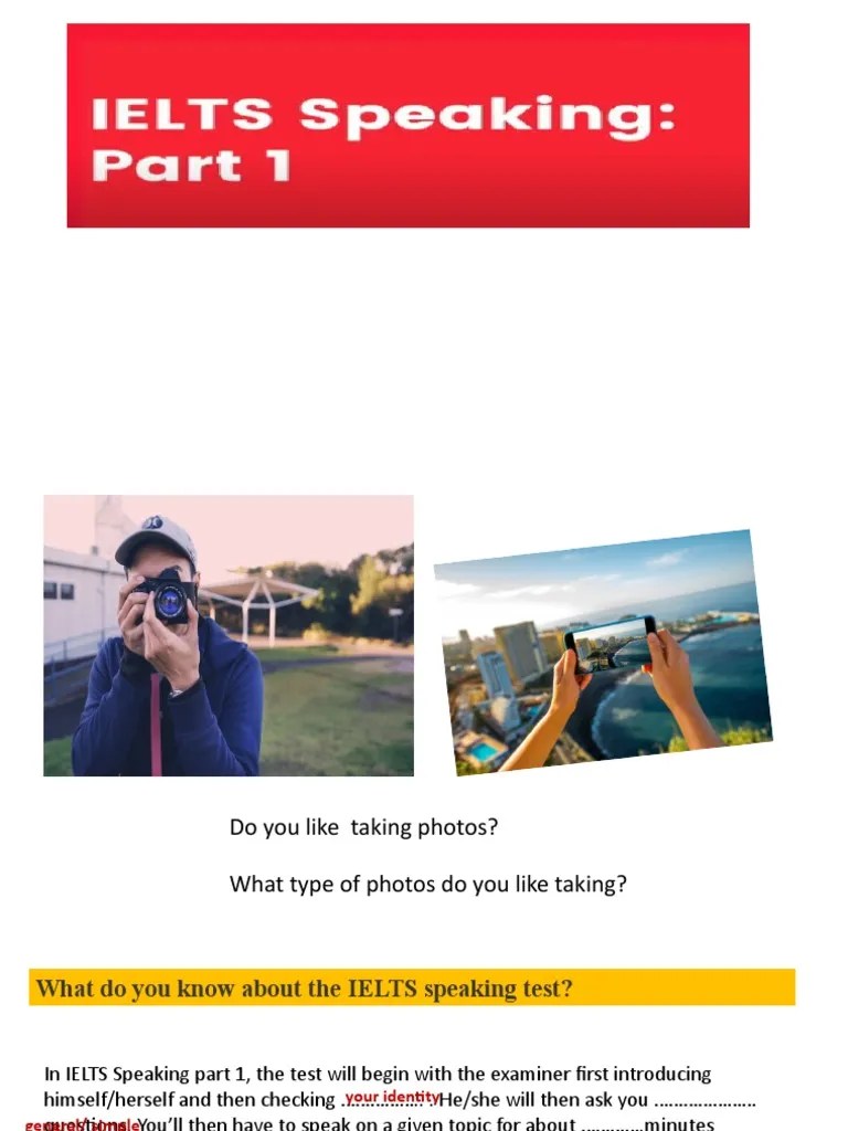 Ielts Speaking Part1 | PDF | Question | International English Language Testing System