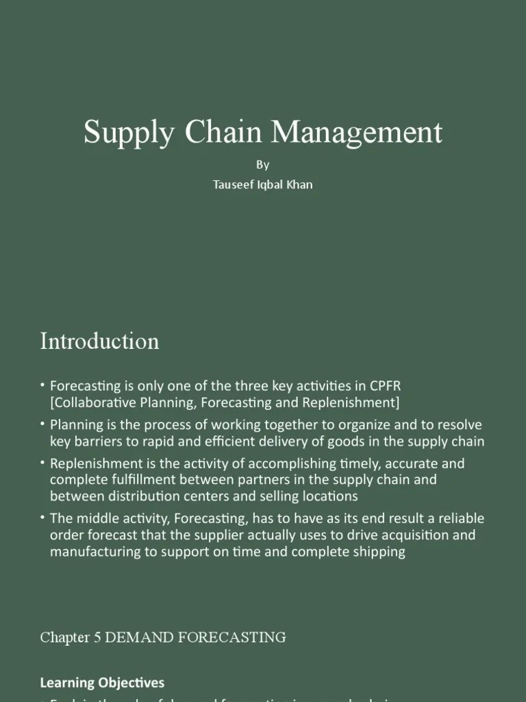 SCM-Module-4-Demand Forecasting | PDF | Forecasting | Linear Regression