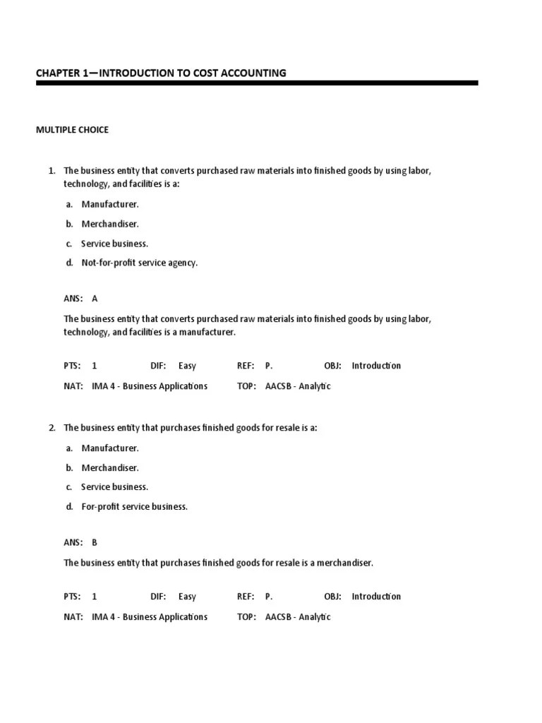 Accounting Chapter 25 Cost of goods purchased.