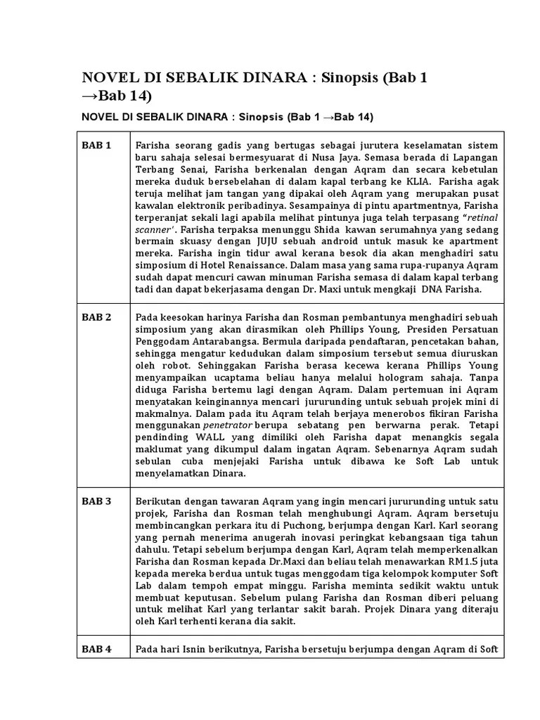 Sinopsis Novel Di Sebalik Dinara Bab 5 / Komsas Novel Disebalik Dinara Sinopsis Lessons Blendspace