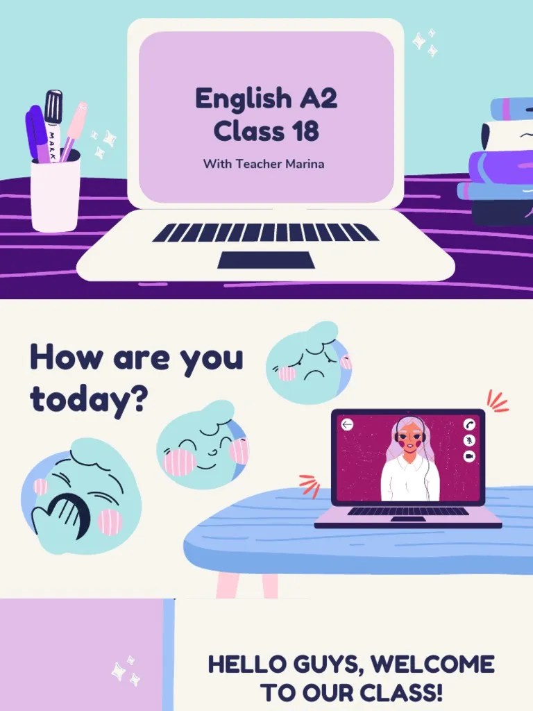 English A2 Class Sample | PDF | English Language | Syntax