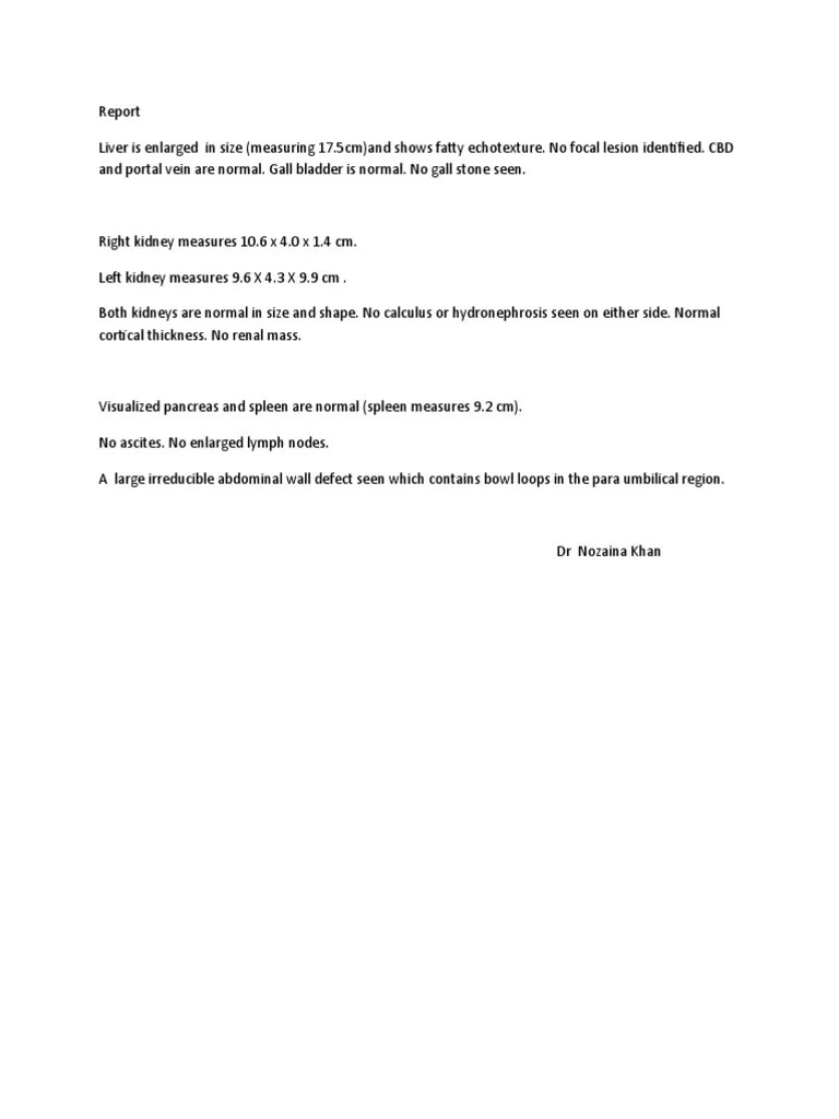 Abdominal Ultrasound | PDF