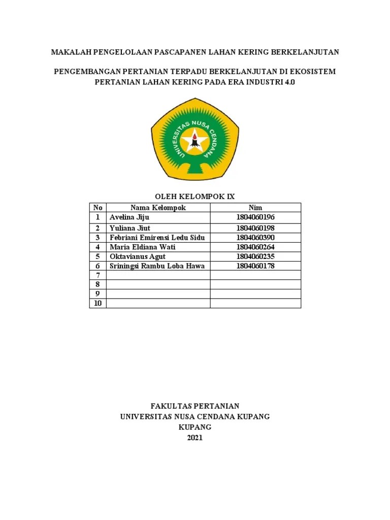 Makalah PPLKB - Kelompok lX-1 | PDF