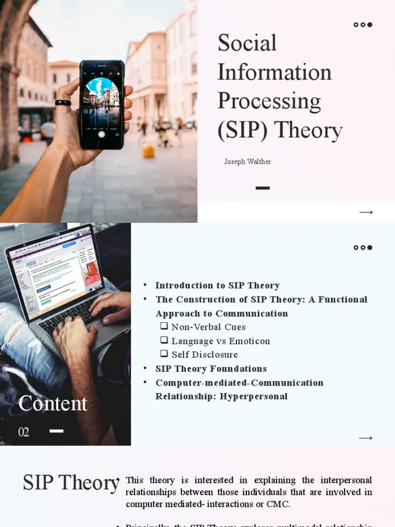 Social Information Processing Theory | PDF | Communication | Human Communication