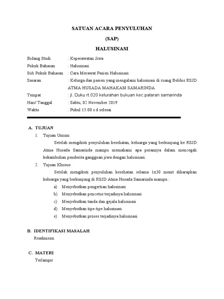 SAP Halusinasi | PDF