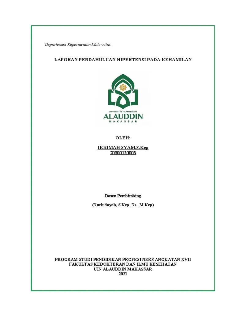 LP Hipertensi Pada Kehamilan | PDF