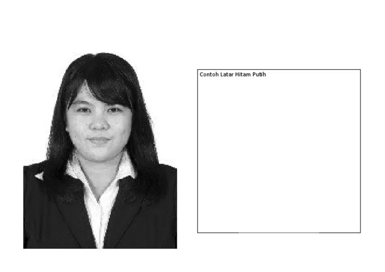 Pas foto hitam putih sampai saat ini masih digunakan untuk keperluan admisrasi perlangkapan dokumen. Contoh Pas Foto Latar Belakang Putih Pdf
