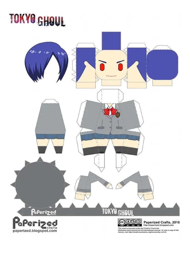 Entdecken, shoppen und einkaufen bei heo.com: Tokyo Ghoul Touka Kirishima Papercraft Pdf