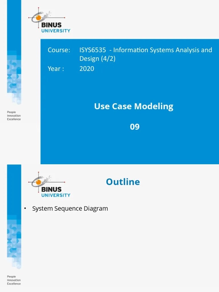 Praktikum ISYS6535 - Use Case Modeling - System Sequence Diagram | PDF ...