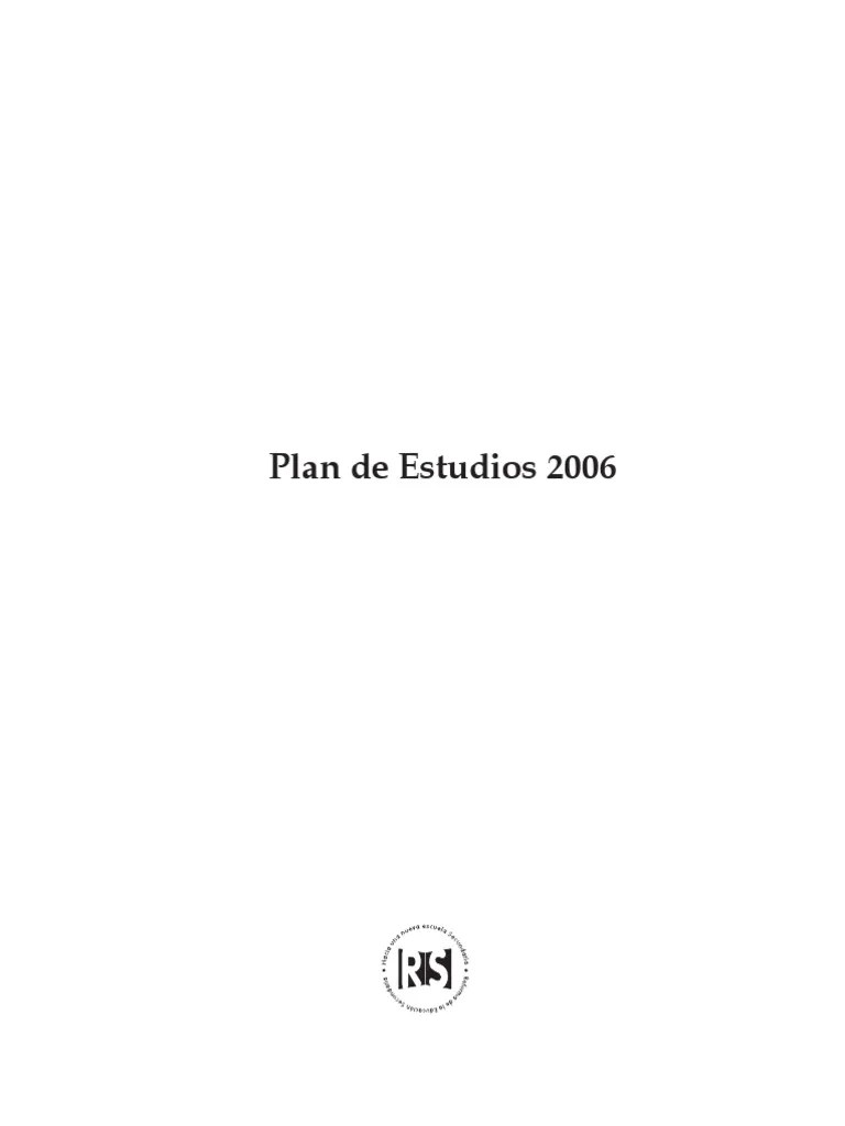 Plan De Estudios De Secundaria | PDF | Educación Primaria | Plan De Estudios