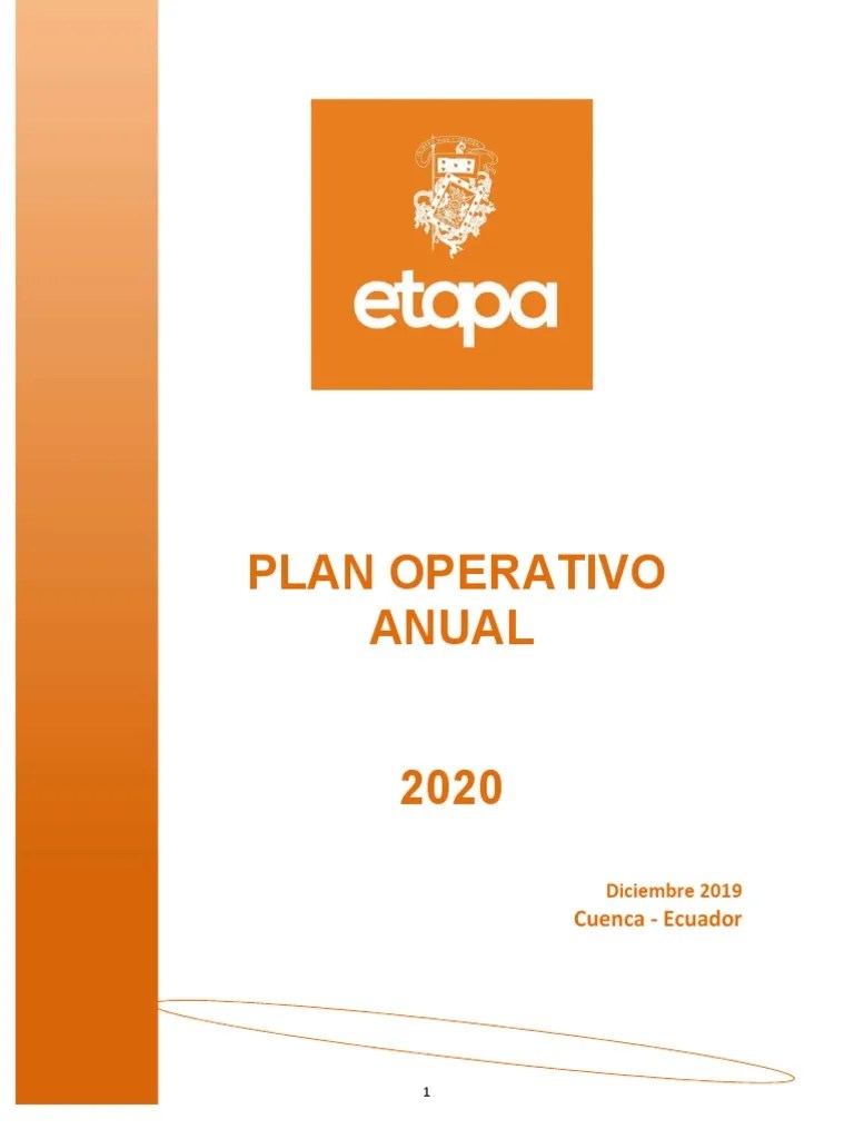 Plan Anual De Inversión 2020 Etapa | PDF | Planificación Estratégica | Internet