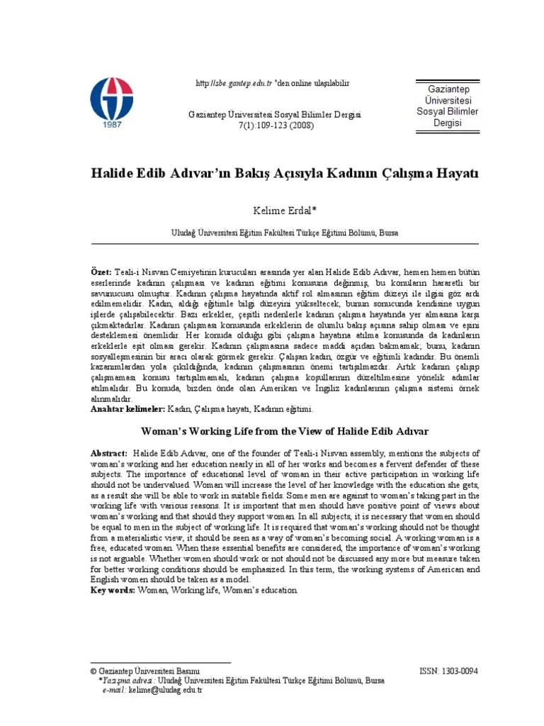 Halide Edip Adivar Kimdir Kisaca Hayati Beyaz Okul