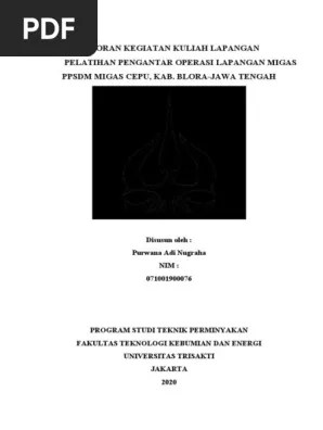 Laporan Kegiatan Kuliah Lapangan | PDF