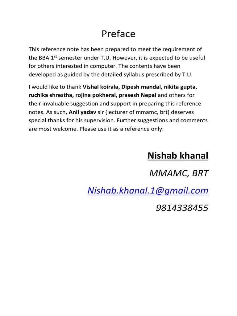 TU BBA 1st Sem Computer Ref | PDF | Computer Data Storage | Random ...