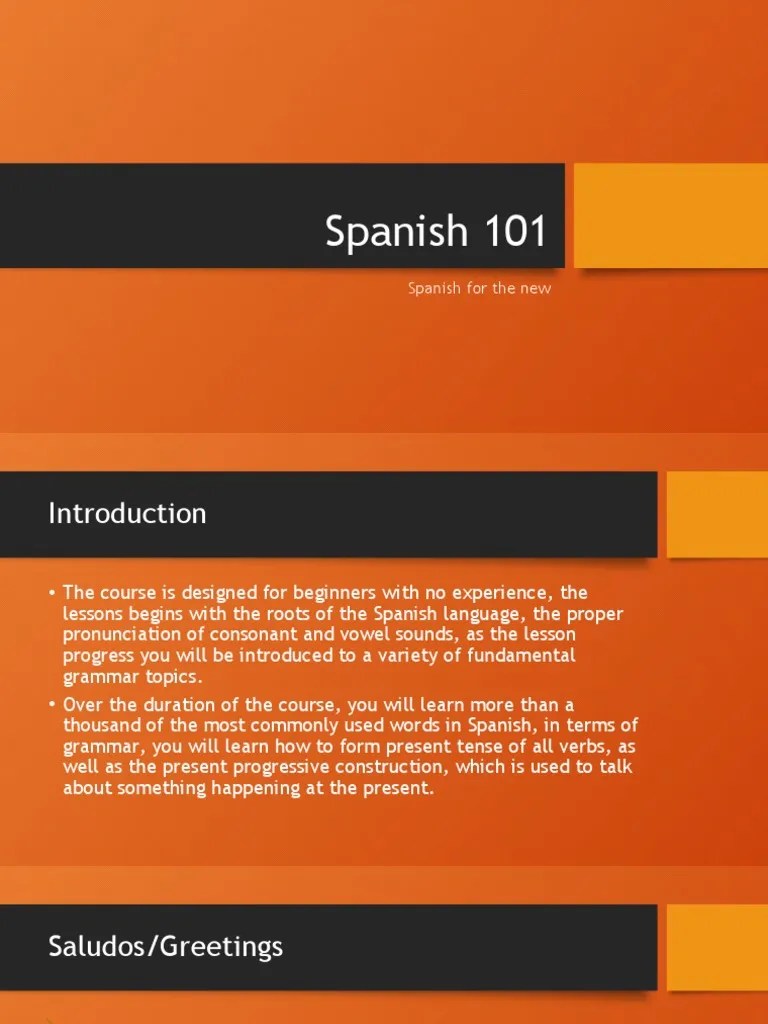 Spanish 101: Spanish For The New | PDF | Grammatical Gender | Linguistic Typology